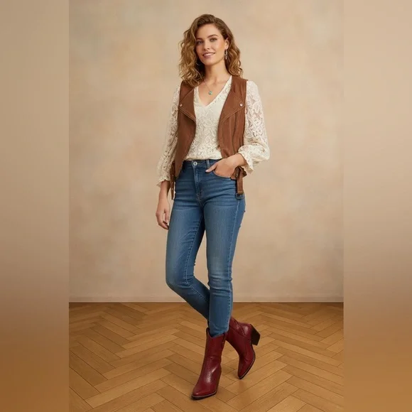 Rodeo Ruby Paneled Western Boots - Picture 8 of 11